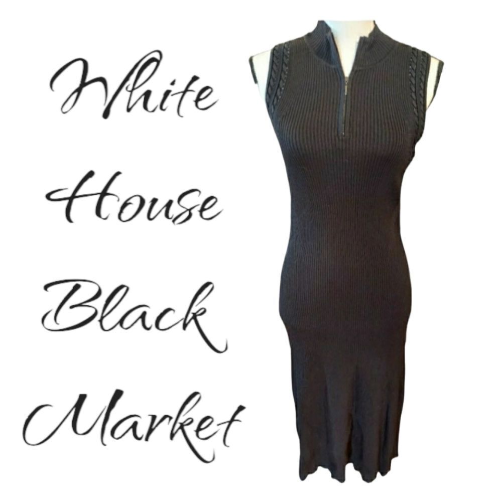 White House Black Market dress Black womens size small